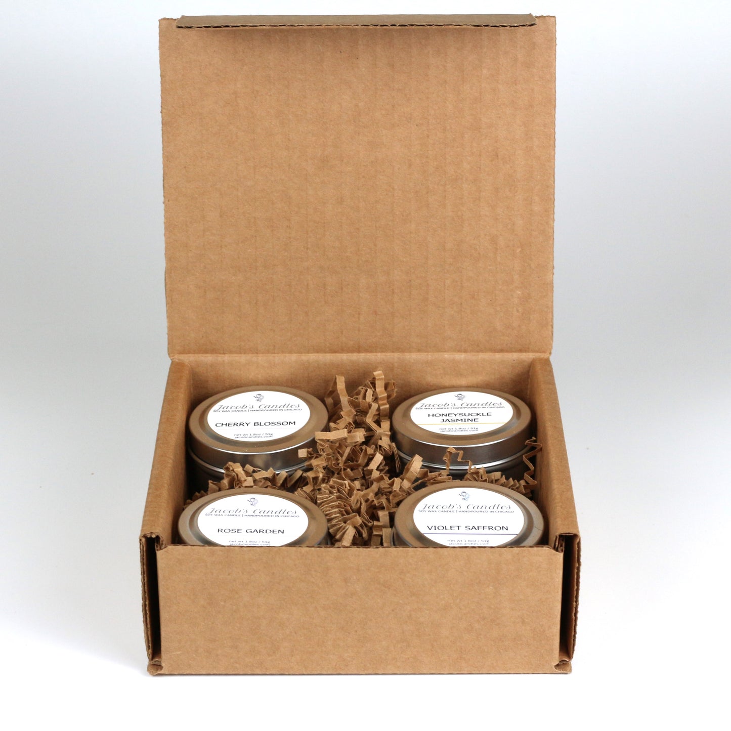 Floral Collection Discovery Set | 4 Handpoured Soy Candles