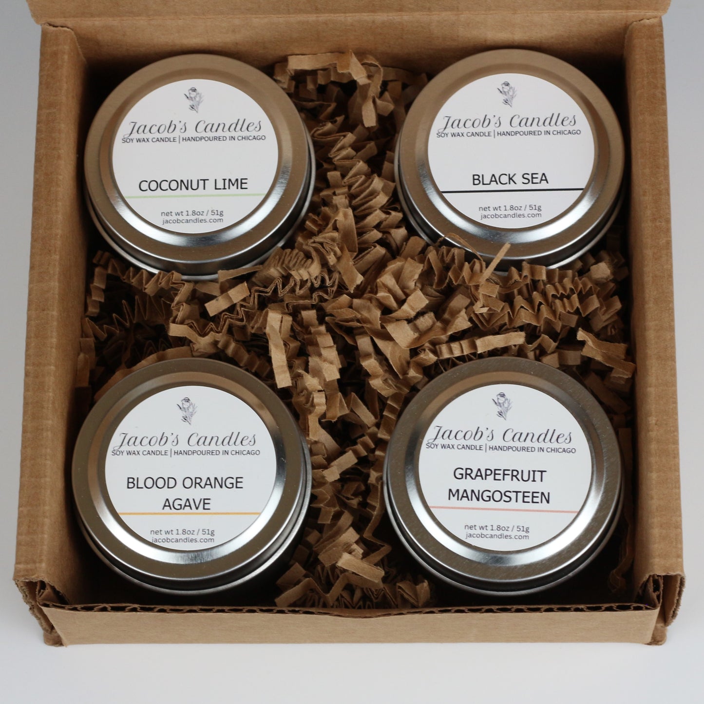 Citrus Collection Discovery Set | 4 Handpoured Soy Candles