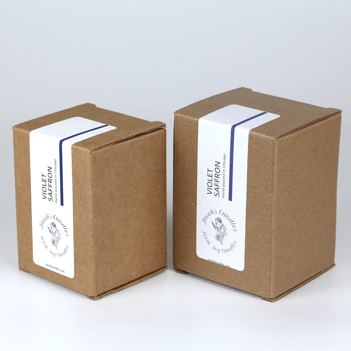 Violet Saffron | Handpoured Soy Wax Candle