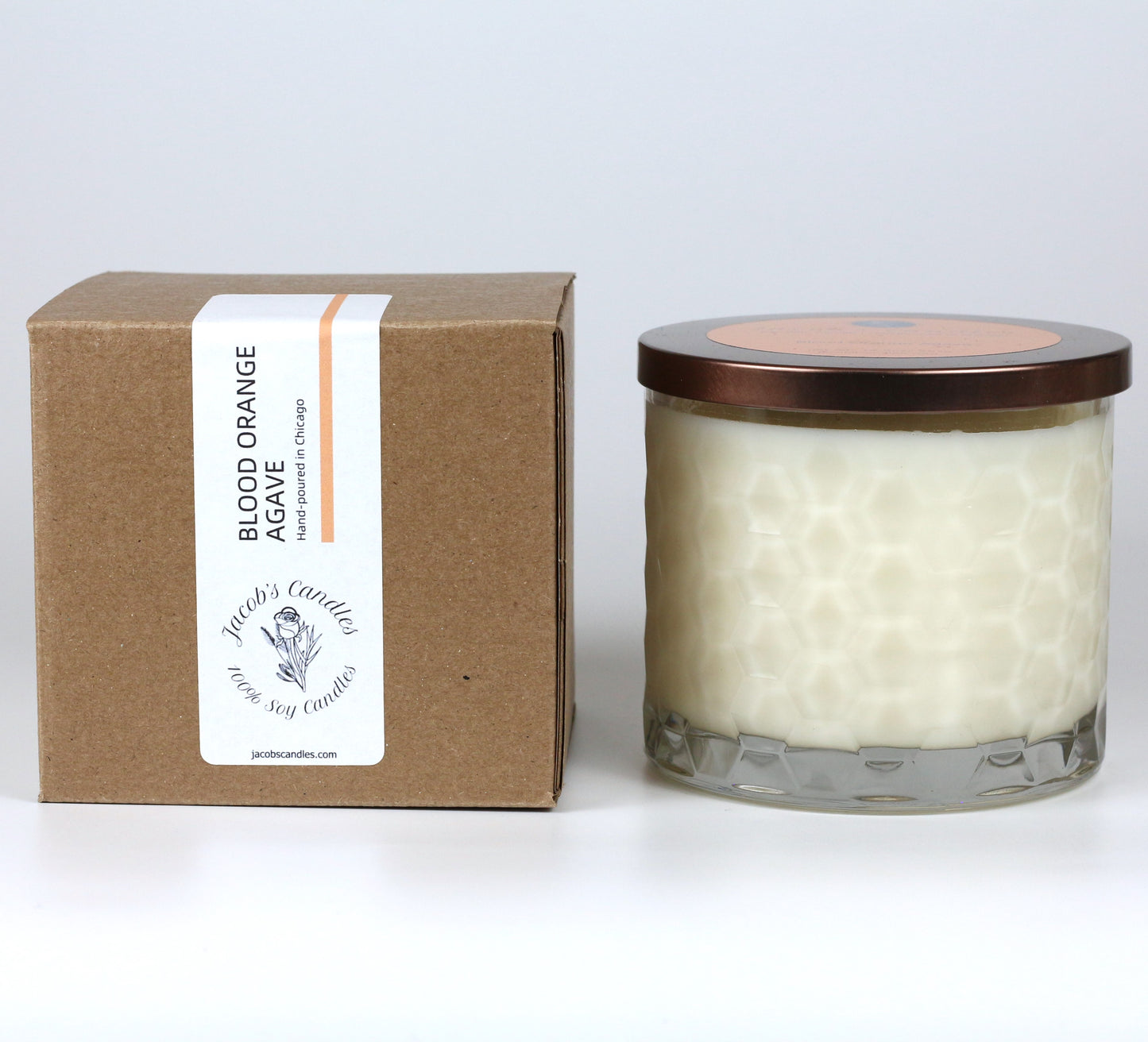 Blood Orange Agave | Handpoured 3-Wick Soy Wax Candle