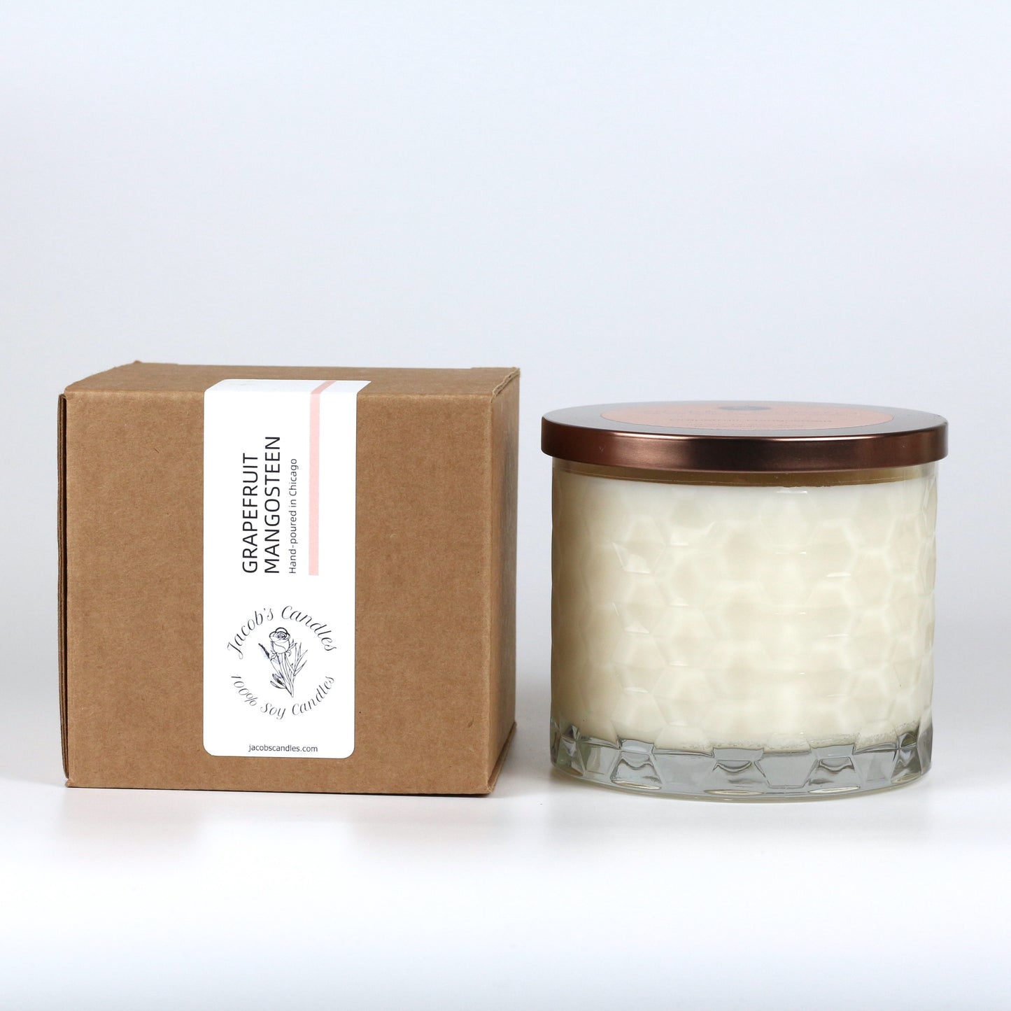 Grapefruit Mangosteen | Handpoured 3-Wick Soy Wax Candle