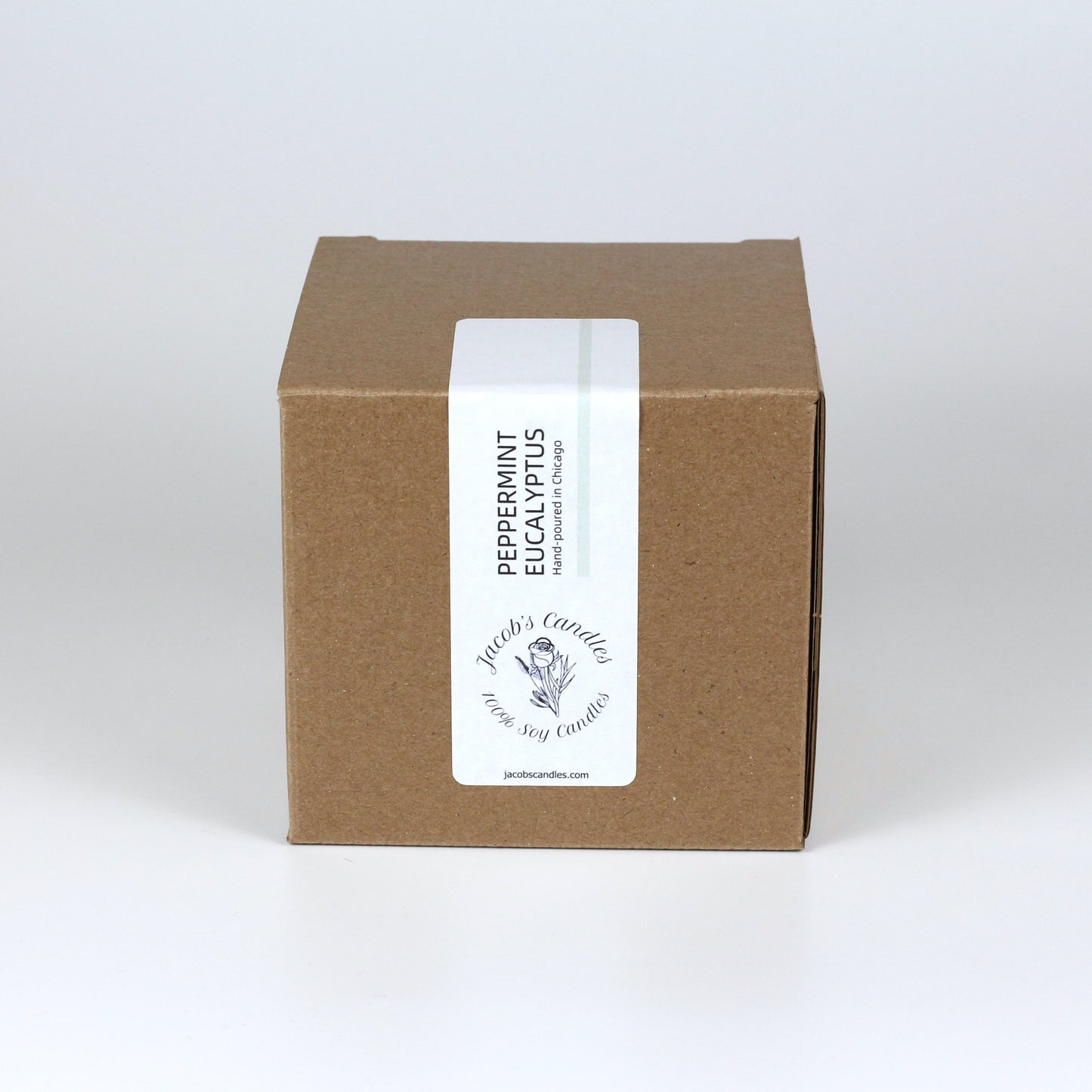 Peppermint Eucalyptus | Handpoured 3-Wick Soy Wax Candle