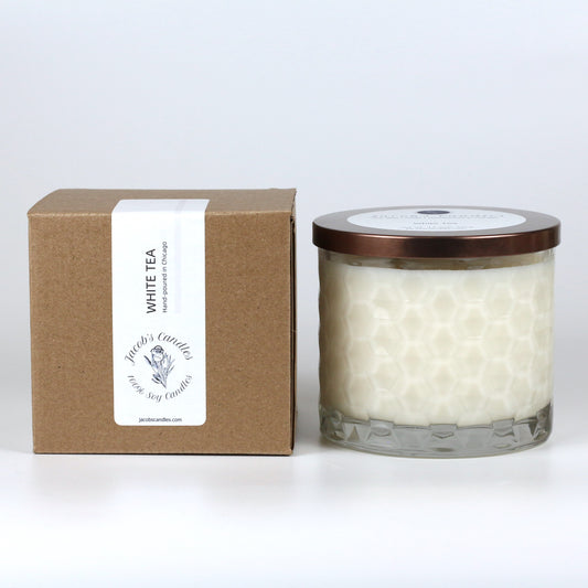 White Tea | Handpoured 3-Wick Soy Wax Candle