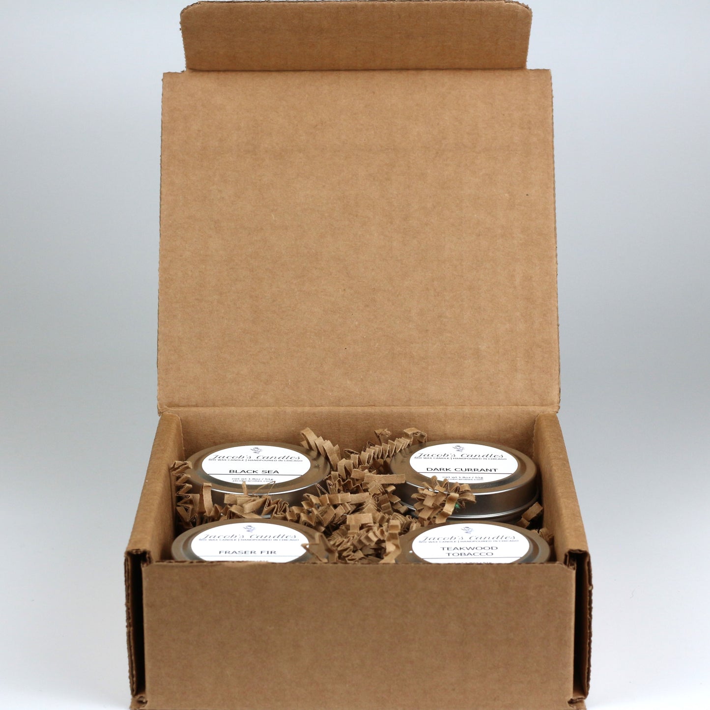 Wood + Musk Collection Discovery Set | 4 Handpoured Soy Candles