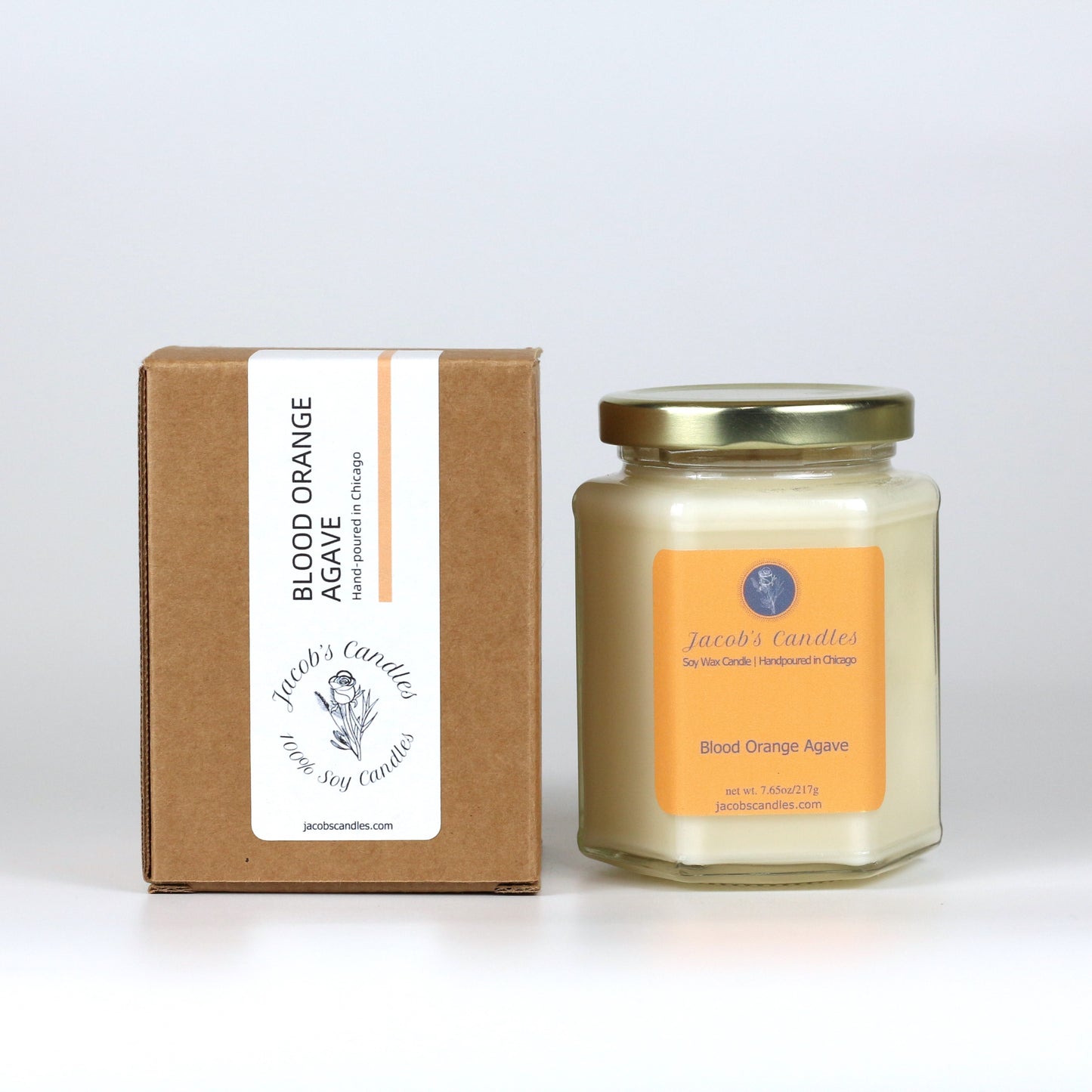 Blood Orange Agave | Handpoured Soy Wax Candle