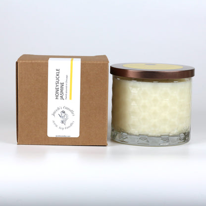 Honeysuckle Jasmine | Handpoured 3-Wick Soy Wax Candle