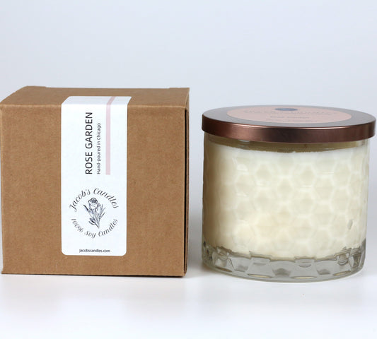 Rose Garden | Handpoured 3-Wick Soy Wax Candle