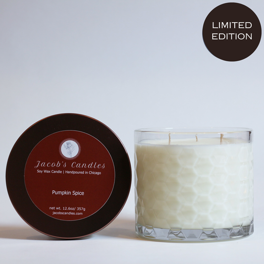 Pumpkin Spice | Handpoured 3-Wick Soy Wax Candle