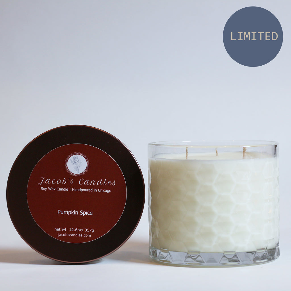 Pumpkin Spice | Handpoured 3-Wick Soy Wax Candle