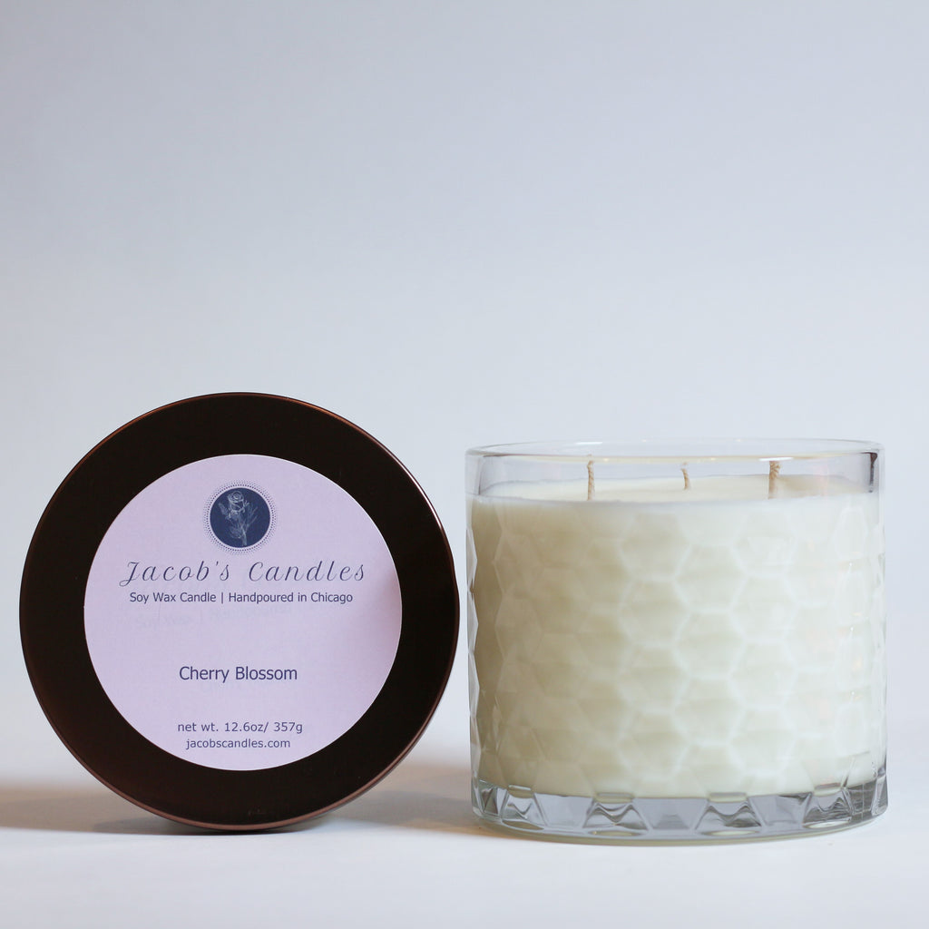Cherry Blossom | Handpoured 3-Wick Soy Wax Candle