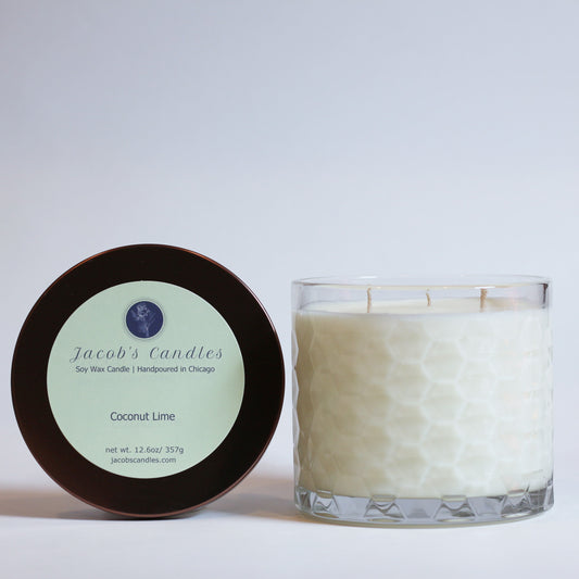 Coconut Lime | Handpoured 3-Wick Soy Wax Candle