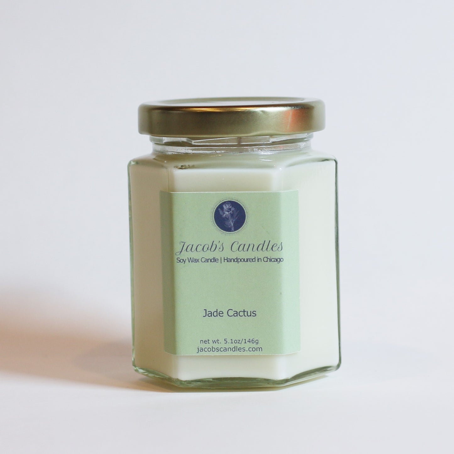 Jade Cactus | Handpoured Soy Wax Candle