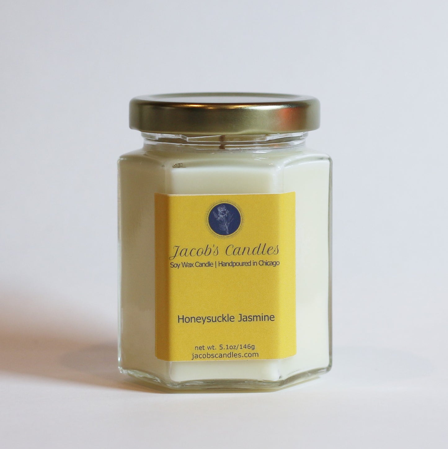 Honeysuckle Jasmine | Handpoured Soy Wax Candle
